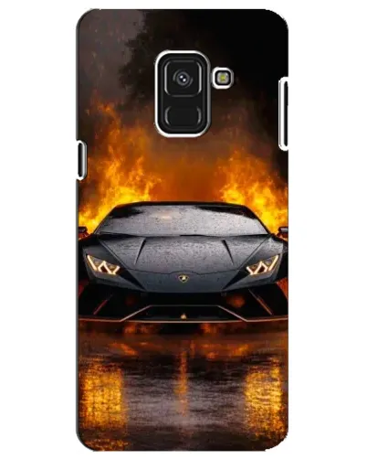 Чохол для Samsung Galaxy A8 Plus 2018 (A730F) з картинкою «Lamborghini у вогні» Чохол для Samsung Galaxy A8 Plus 2018 (A730F) з картинкою «Lamborghini у вогні»