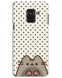 Чехол для Samsung Galaxy A8 Plus 2018 (A730F) с картинкой «Пушин в горошек»