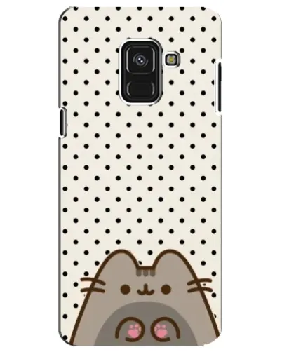 Чехол для Samsung Galaxy A8 Plus 2018 (A730F) с картинкой «Пушин в горошек»