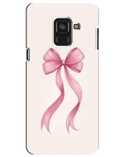 Чехол для Samsung Galaxy A8 Plus 2018 (A730F) с картинкой «Розовый бант»