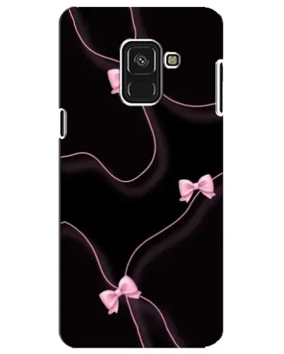 Чехол для Samsung Galaxy A8 Plus 2018 (A730F) с картинкой «Розовые ленты» Чехол для Samsung Galaxy A8 Plus 2018 (A730F) с картинкой «Розовые ленты»