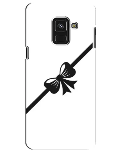 Чехол для Samsung Galaxy A8 Plus 2018 (A730F) с картинкой «Диагональный бант» Чехол для Samsung Galaxy A8 Plus 2018 (A730F) с картинкой «Диагональный бант»