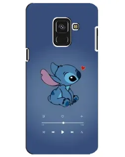 Чохол для Samsung Galaxy A8 Plus 2018 (A730F) з картинкою «Музичний Stitch»