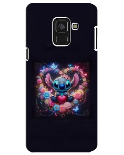 Чохол для Samsung Galaxy A8 Plus 2018 (A730F) з картинкою «Stitch у квітах» Чохол для Samsung Galaxy A8 Plus 2018 (A730F) з картинкою «Stitch у квітах»