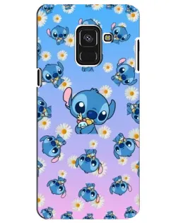 Чохол для Samsung Galaxy A8 Plus 2018 (A730F) з картинкою «Патерн зі Стічем»