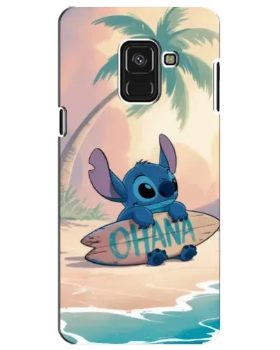 Чохол для Samsung Galaxy A8 Plus 2018 (A730F) з картинкою «Стіч на серфі» Чохол для Samsung Galaxy A8 Plus 2018 (A730F) з картинкою «Стіч на серфі»