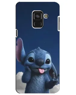 Чохол для Samsung Galaxy A8 Plus 2018 (A730F) з картинкою «Стіч у хмарах»
