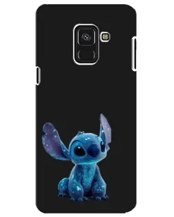 Чохол для Samsung Galaxy A8 Plus 2018 (A730F) з картинкою «Стіч на чорному»
