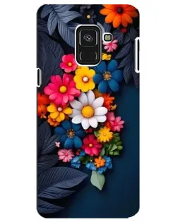 Чохол для Samsung Galaxy A8 Plus 2018 (A730F) з картинкою «Квіткова феєрія»