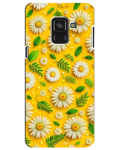 Чехол для Samsung Galaxy A8 Plus 2018 (A730F) с картинкой «Ромашковое солнце»
