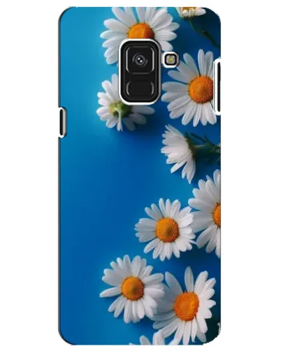 Чехол для Samsung Galaxy A8 Plus 2018 (A730F) с картинкой «Белоснежные маргаритки»