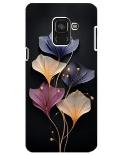 Чохол для Samsung Galaxy A8 Plus 2018 (A730F) з картинкою «Лілові квіти грації»
