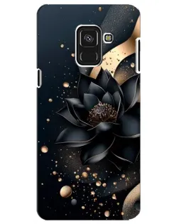 Чохол для Samsung Galaxy A8 Plus 2018 (A730F) з картинкою «Чорний лотос»