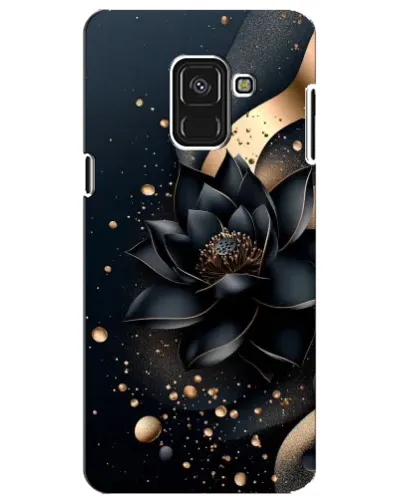 Чехол для Samsung Galaxy A8 Plus 2018 (A730F) с картинкой «Черный лотос»