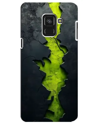 Чехол для Samsung Galaxy A8 Plus 2018 (A730F) с картинкой «Салатовый разлом скалы» Чехол для Samsung Galaxy A8 Plus 2018 (A730F) с картинкой «Салатовый разлом скалы»