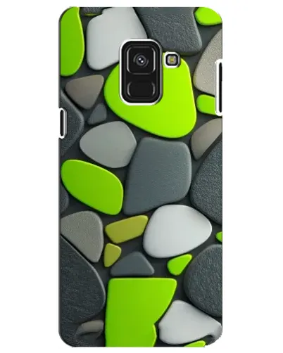 Чехол для Samsung Galaxy A8 Plus 2018 (A730F) с картинкой «Яркая неоновая галька» Чехол для Samsung Galaxy A8 Plus 2018 (A730F) с картинкой «Яркая неоновая галька»