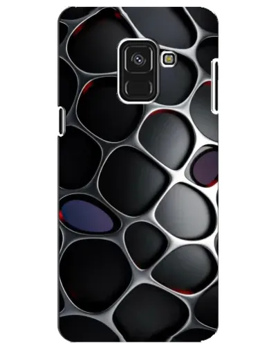 Чехол для Samsung Galaxy A8 Plus 2018 (A730F) с картинкой «Объемная темная решетка» Чехол для Samsung Galaxy A8 Plus 2018 (A730F) с картинкой «Объемная темная решетка»