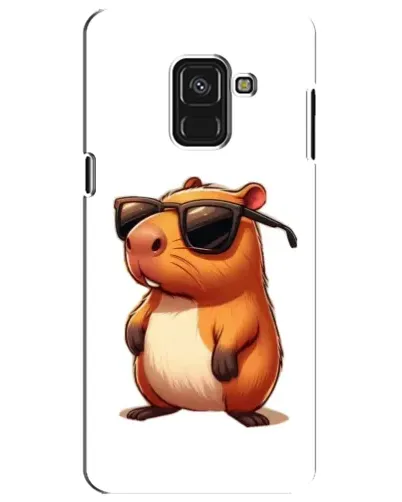 Чохол для Samsung Galaxy A8 Plus 2018 (A730F) з картинкою «Капібара в окулярах» Чохол для Samsung Galaxy A8 Plus 2018 (A730F) з картинкою «Капібара в окулярах»