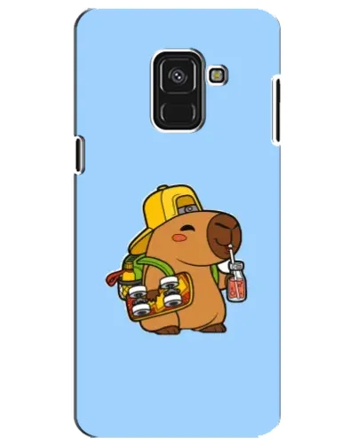 Чохол для Samsung Galaxy A8 Plus 2018 (A730F) з картинкою «Капібара на скейті» Чохол для Samsung Galaxy A8 Plus 2018 (A730F) з картинкою «Капібара на скейті»