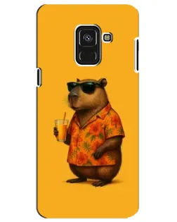 Чохол для Samsung Galaxy A8 Plus 2018 (A730F) з картинкою «Капібара на відпочинку» Чохол для Samsung Galaxy A8 Plus 2018 (A730F) з картинкою «Капібара на відпочинку»