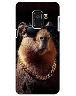 Чохол для Samsung Galaxy A8 Plus 2018 (A730F) з картинкою «Капібара золотий ланцюг» Чохол для Samsung Galaxy A8 Plus 2018 (A730F) з картинкою «Капібара золотий ланцюг»