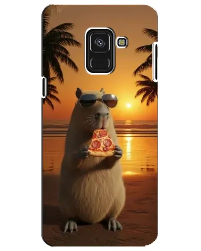 Чохол для Samsung Galaxy A8 Plus 2018 (A730F) з картинкою «Капібара з піцою» Чохол для Samsung Galaxy A8 Plus 2018 (A730F) з картинкою «Капібара з піцою»