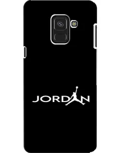 Чохол для Samsung Galaxy A8 2018 (A530F) з картинкою «Jordan White Logo»