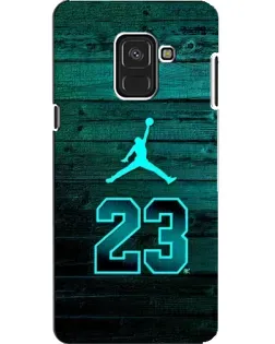 Чохол для Samsung Galaxy A8 2018 (A530F) з картинкою «Jordan Cyan 23»