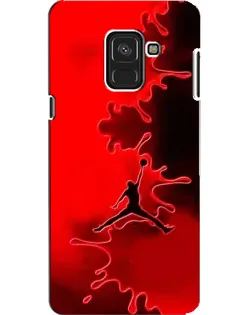 Чохол для Samsung Galaxy A8 2018 (A530F) з картинкою «Jordan Red Smoke»