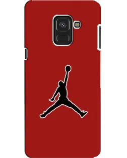 Чохол для Samsung Galaxy A8 2018 (A530F) з картинкою «Jordan Red Back»