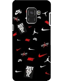 Чохол для Samsung Galaxy A8 2018 (A530F) з картинкою «Nike Mix Pattern»