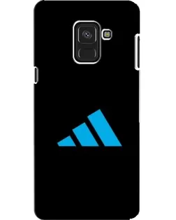 Чехол для Samsung Galaxy A8 2018 (A530F) с картинкой «Adidas Cyan Logo»