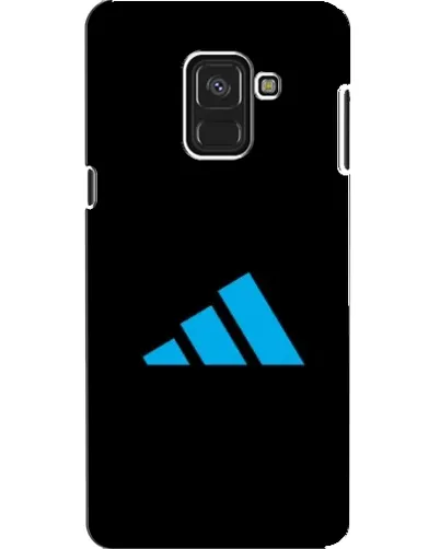 Чехол для Samsung Galaxy A8 2018 (A530F) с картинкой «Adidas Cyan Logo»
