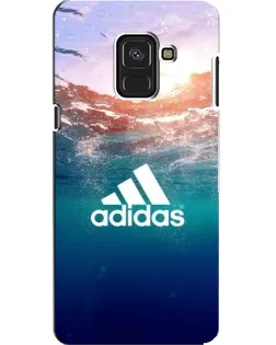 Чехол для Samsung Galaxy A8 2018 (A530F) с картинкой «Океанская глубина адидас»