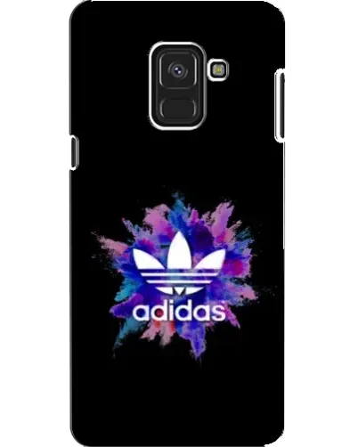 Чехол для Samsung Galaxy A8 2018 (A530F) с картинкой «Взрыв красок Adidas»