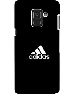 Чехол для Samsung Galaxy A8 2018 (A530F) с картинкой «Черная классика Adidas»