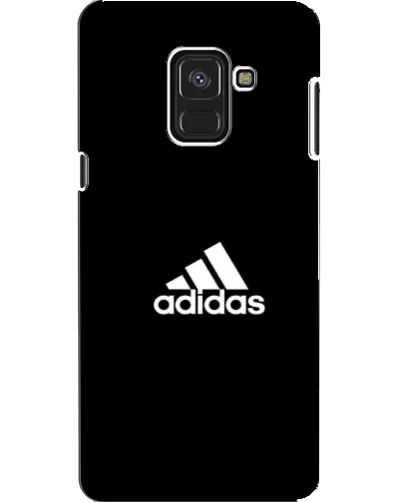 Чехол для Samsung Galaxy A8 2018 (A530F) с картинкой «Черная классика Adidas»