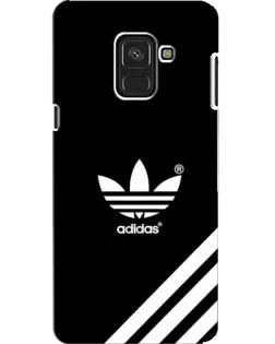 Чехол для Samsung Galaxy A8 2018 (A530F) с картинкой «Adidas с диагональными полосами»