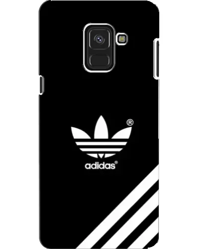 Чехол для Samsung Galaxy A8 2018 (A530F) с картинкой «Adidas с диагональными полосами»
