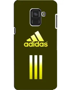 Чехол для Samsung Galaxy A8 2018 (A530F) с картинкой «Оливковый градиент Adidas»