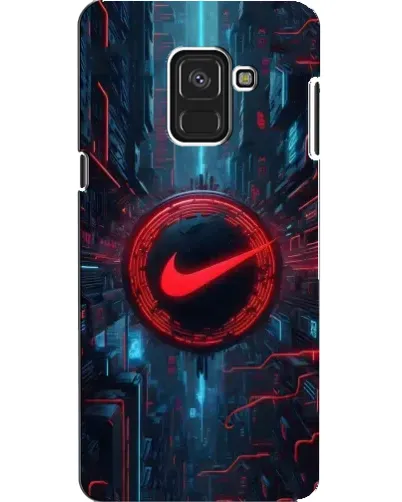 Чехол для Samsung Galaxy A8 2018 (A530F) с картинкой «Техногенный стиль Nike» Чехол для Samsung Galaxy A8 2018 (A530F) с картинкой «Техногенный стиль Nike»