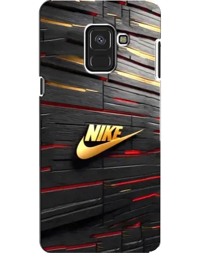 Чехол для Samsung Galaxy A8 2018 (A530F) с картинкой «Золотой Nike на металле» Чехол для Samsung Galaxy A8 2018 (A530F) с картинкой «Золотой Nike на металле»