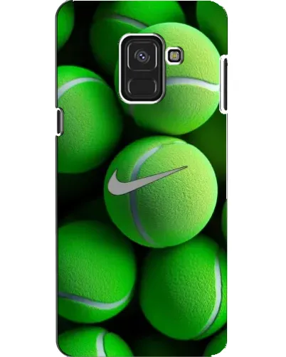 Чехол для Samsung Galaxy A8 2018 (A530F) с картинкой «Теннисные мячи Найк» Чехол для Samsung Galaxy A8 2018 (A530F) с картинкой «Теннисные мячи Найк»
