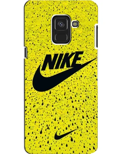 Чехол для Samsung Galaxy A8 2018 (A530F) с картинкой «Желтый текстурный Nike» Чехол для Samsung Galaxy A8 2018 (A530F) с картинкой «Желтый текстурный Nike»