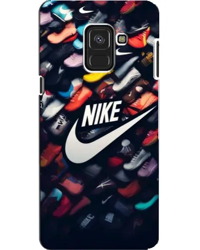 Чехол для Samsung Galaxy A8 2018 (A530F) с картинкой «Коллекция кроссовок Nike» Чехол для Samsung Galaxy A8 2018 (A530F) с картинкой «Коллекция кроссовок Nike»