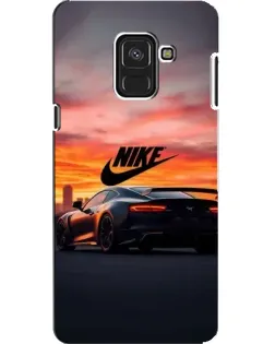 Чехол для Samsung Galaxy A8 2018 (A530F) с картинкой «Nike и суперкар»