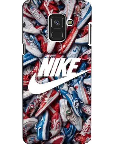 Чохол для Samsung Galaxy A8 2018 (A530F) з картинкою «Космічний Nike Blue» Чохол для Samsung Galaxy A8 2018 (A530F) з картинкою «Космічний Nike Blue»