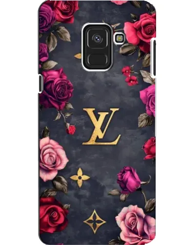 Чехол для Samsung Galaxy A8 2018 (A530F) с картинкой «Цветочный Louis Vuitton»
