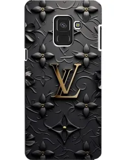 Чехол для Samsung Galaxy A8 2018 (A530F) с картинкой «Кожаная текстура LV»