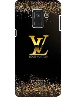 Чехол для Samsung Galaxy A8 2018 (A530F) с картинкой «LV — золотые искры»